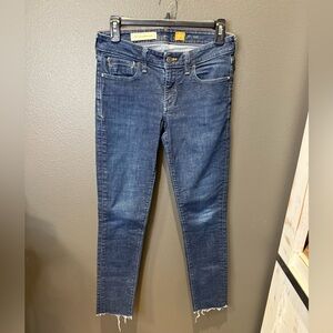 Pilcro and the Letterpress Dark Blue Skinny Jeans